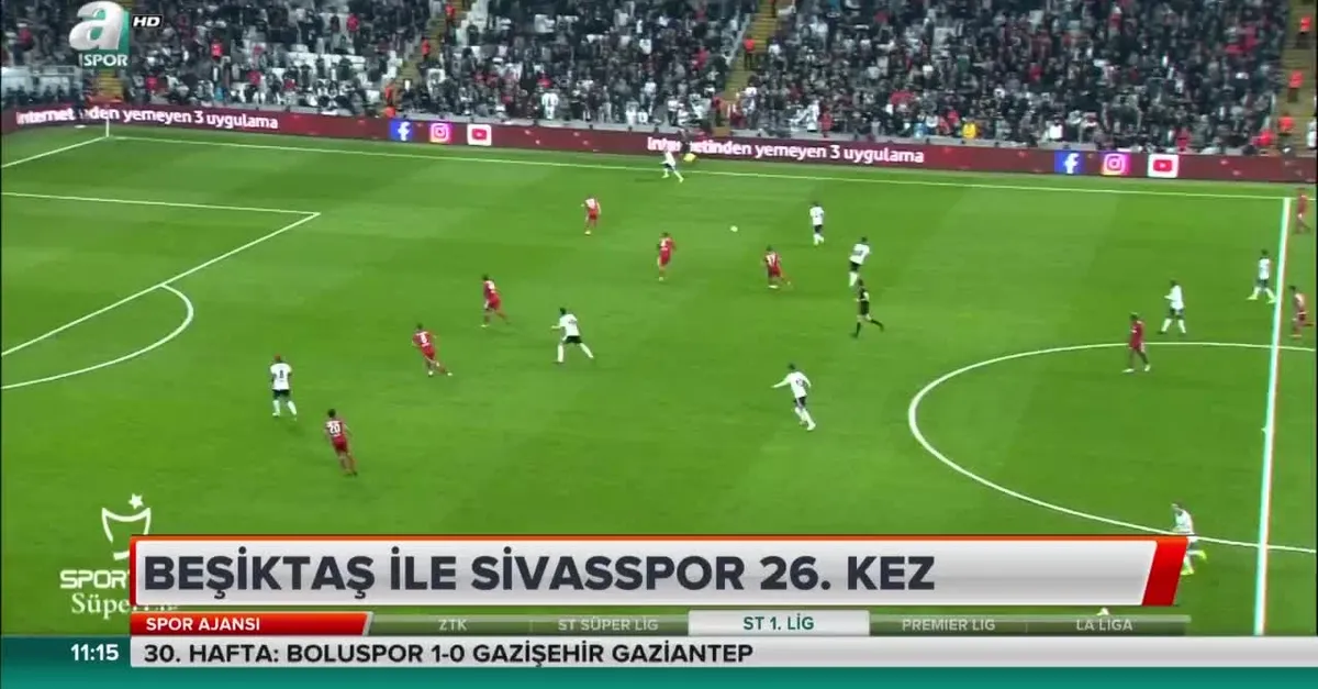 Beşiktaş ile Sivas 26. kez