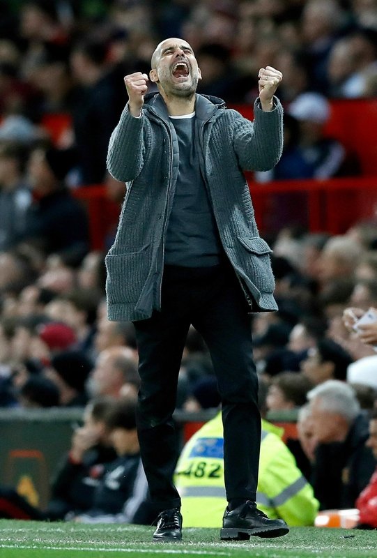 Manchester United - Manchester City maçından kareler...