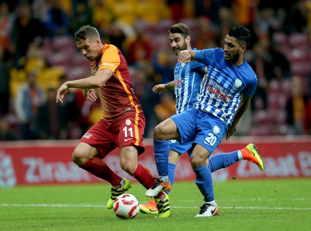 Galatasaray-Dersimspor karşılaşmasından kareler