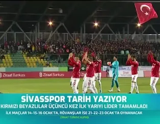 Sivasspor tarih yazıyor