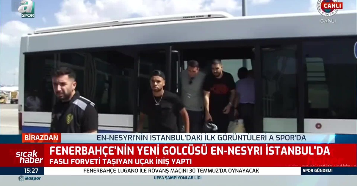 En-Nesyri F.Bahçe için İstanbul'da!