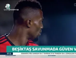 Beşiktaş savunmada güven vermedi