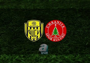 Ankaragücü - Ümraniyespor | CANLI