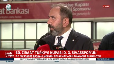Sivasspor Başkanı Mecnun Otyakmaz: Her şey kupayı almakla ilgiliydi!
