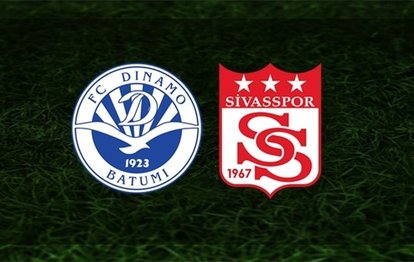 Son dakika spor haberi: Dinamo Batumi - Sivasspor | İlk 11’ler belli oldu