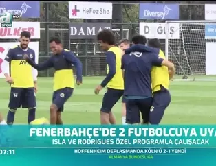 Fenerbahçe'de 2 futbolcuya uyarı