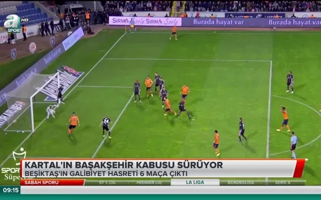 Kartal'ın Başakşehir kabusu sürüyor