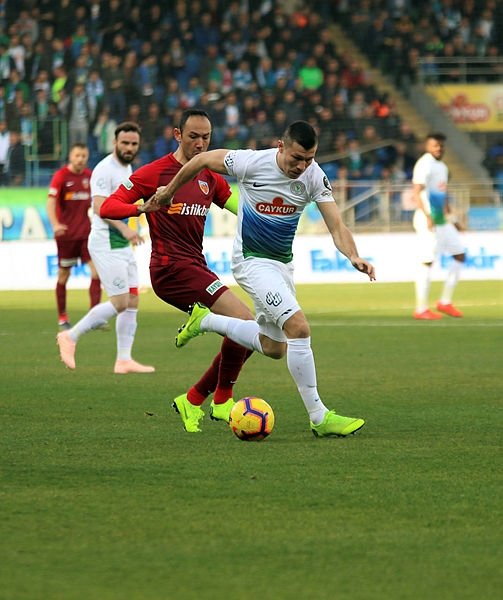 Çaykur Rizespor - Kayserispor maçından kareler...
