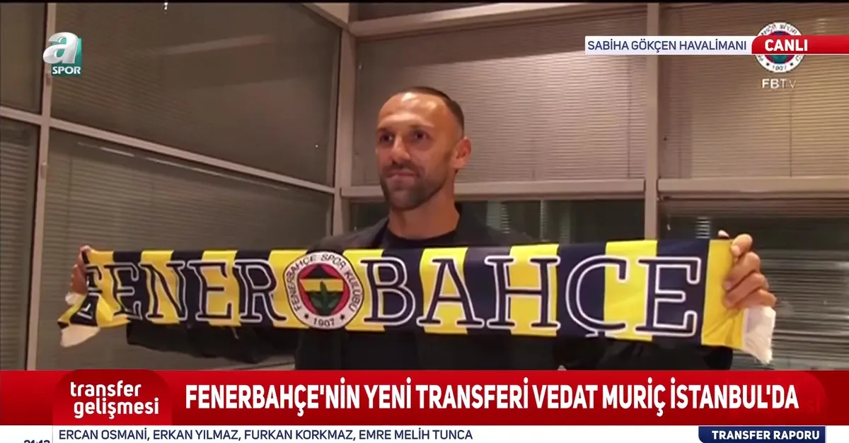 Vedat Muriqi, Fenerbahçe için İstanbul'da!