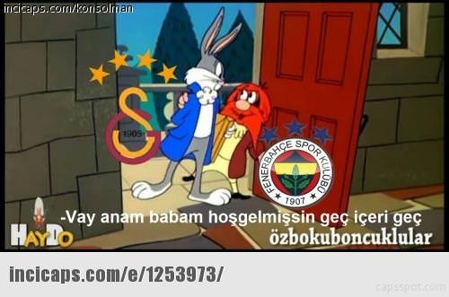 Galatasaray - Beşiktaş maçı öncesindeki capsler