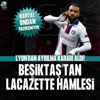 Beşiktaş’ta Lacazette sesleri