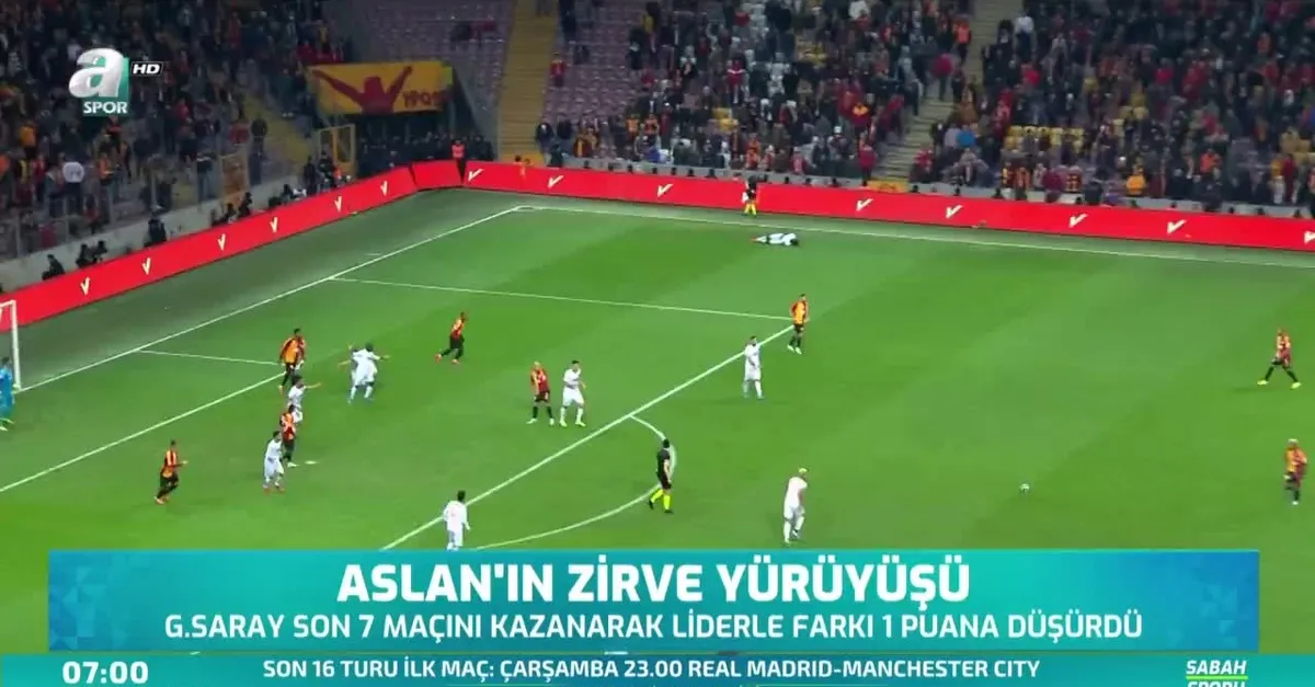 Galatasaray'ın zirve yürüyüşü