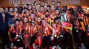 Galatasaray çifte şampiyonluğunu kutladı!
