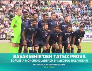 Başakşehir'den tatsız prova