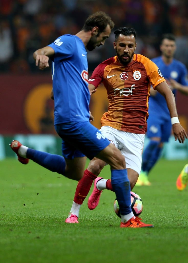 Galatasaray-Rizespor maçından kareler