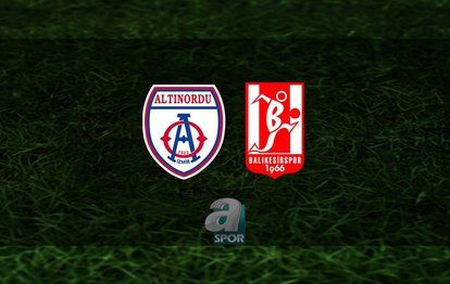 Altınordu - Balıkesirspor maçı ne zaman, saat kaçta ve hangi kanalda? | TFF 1. Lig