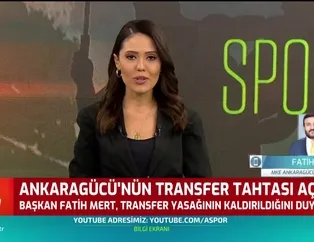 ''Transfer tahtasını kaldırdık"
