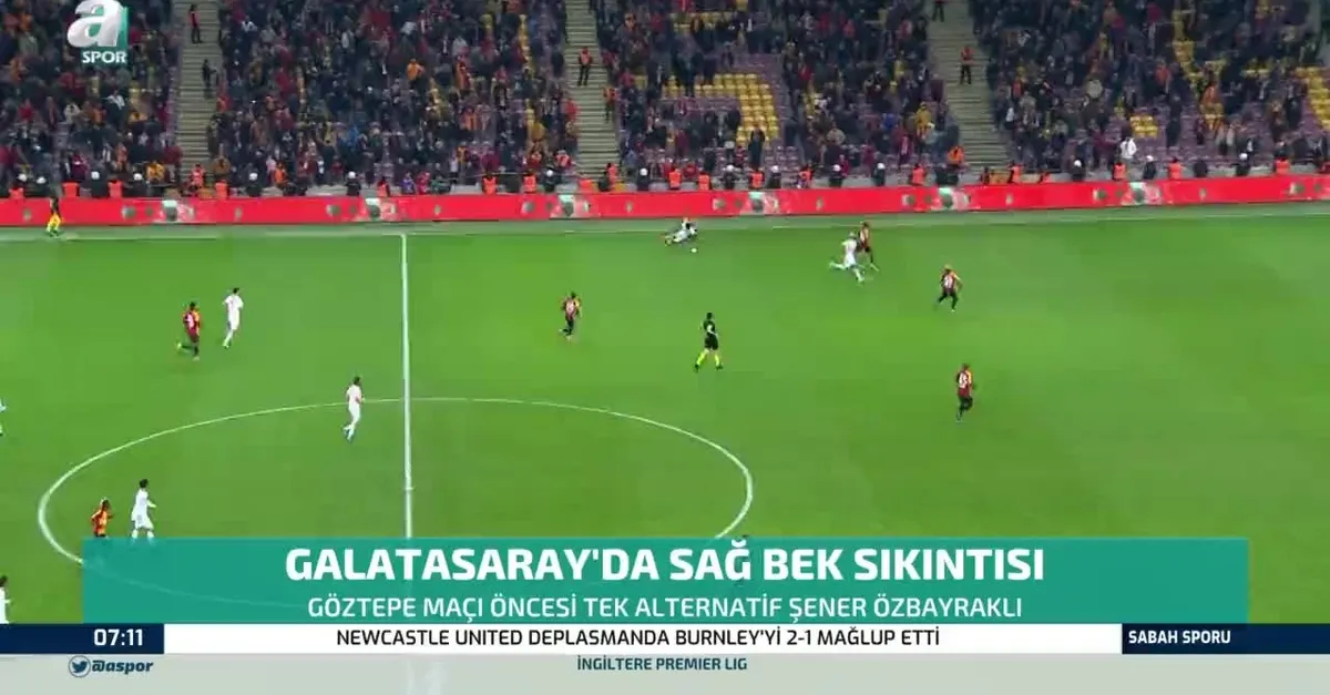 Galatasaray'da sağ bek sıkıntısı