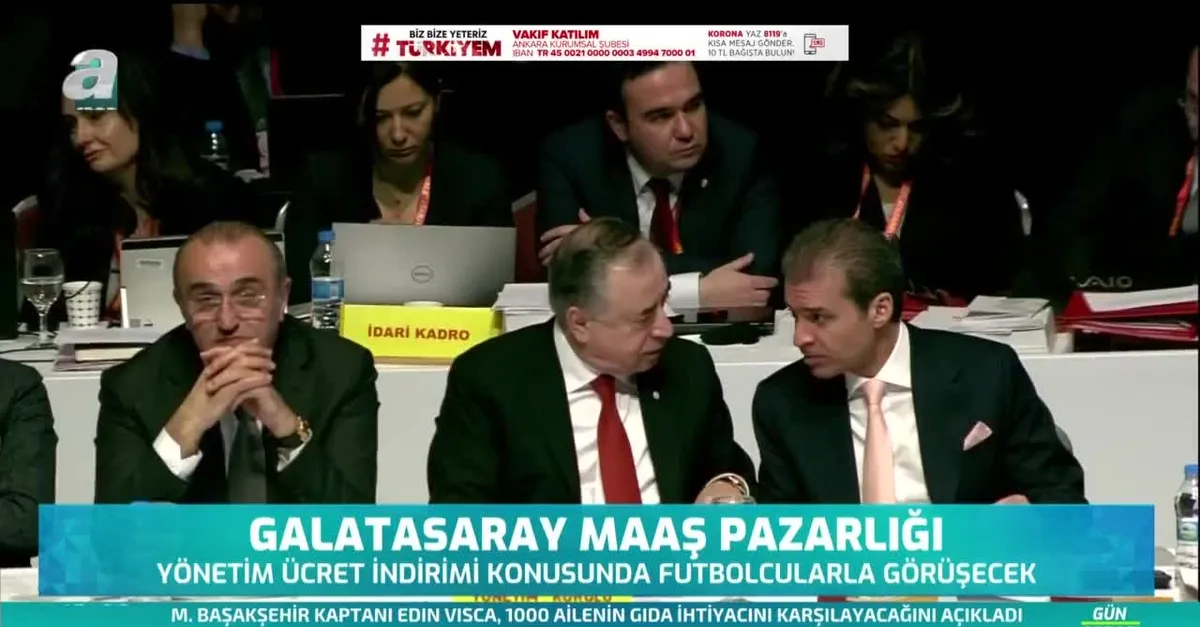 Galatasaray'da maaş pazarlığı