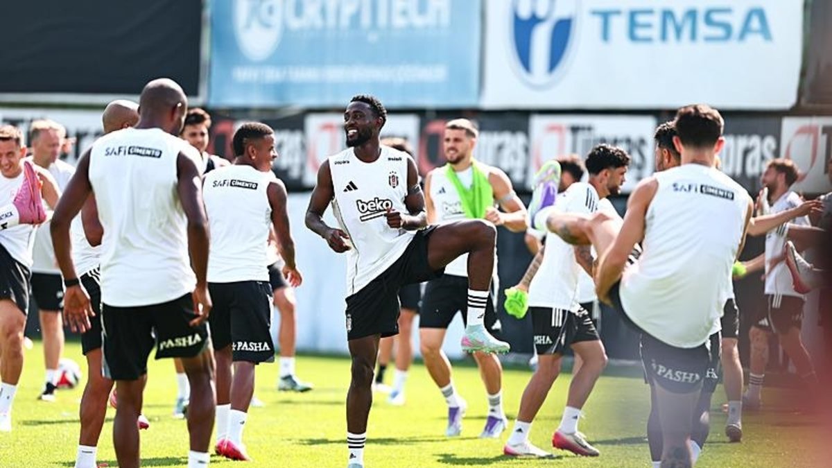 Beşiktaş tur için sahada