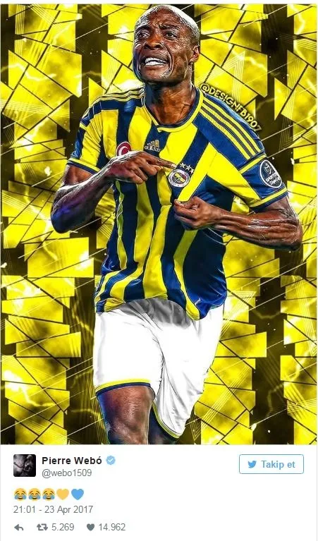 Webo'nun paylaşımı Galatasaraylı taraftarı kızdırdı - 1