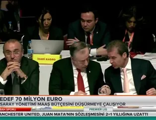 Galatasaray'da hedef 70 milyon Euro