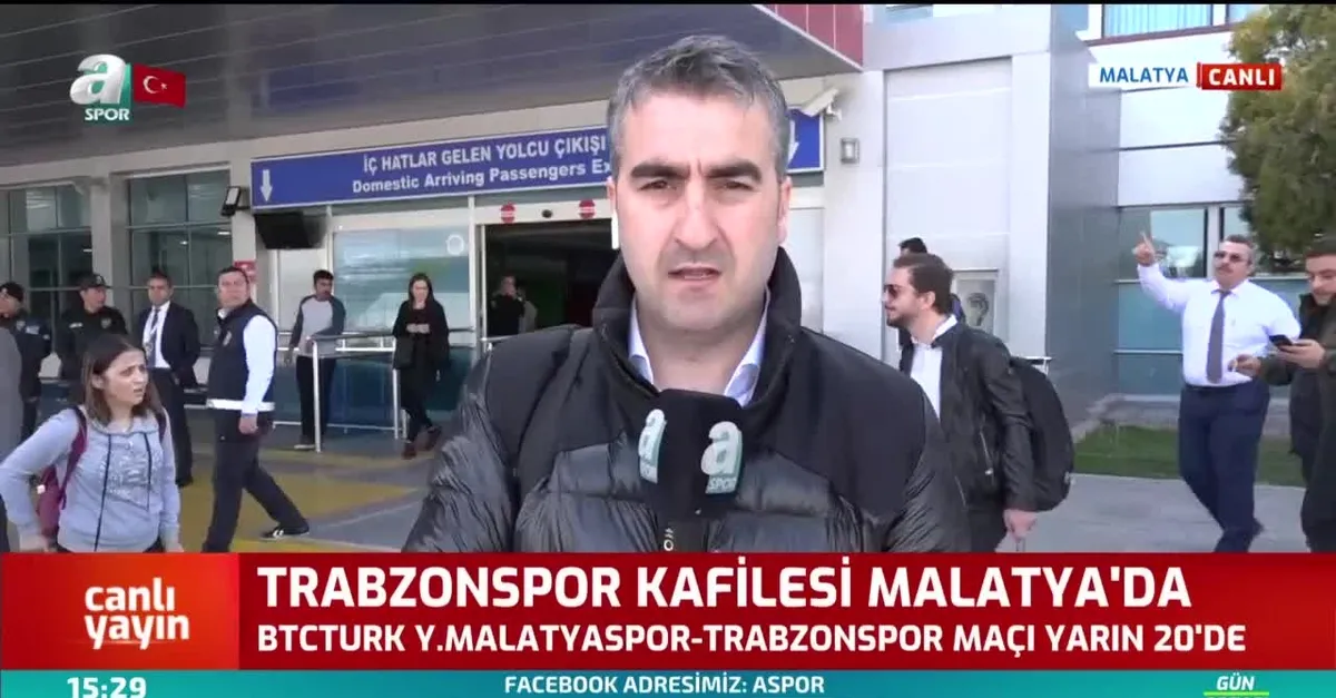Trabzonspor kafilesi Malatya'da