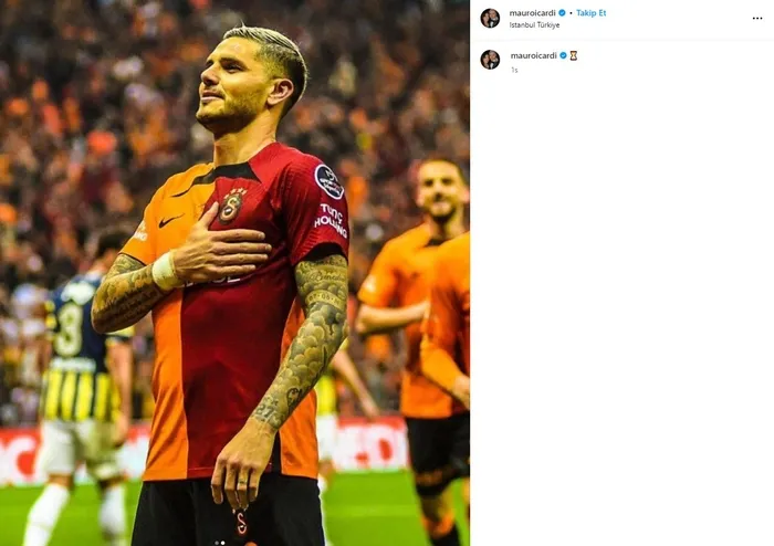 Mauro Icardi'den Fenerbahçe derbisi paylaşımı! - 2