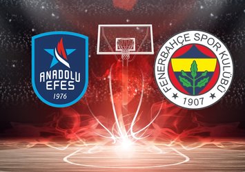 Anadolu Efes - Fenerbahçe maçı hangi kanalda, saat kaçta?