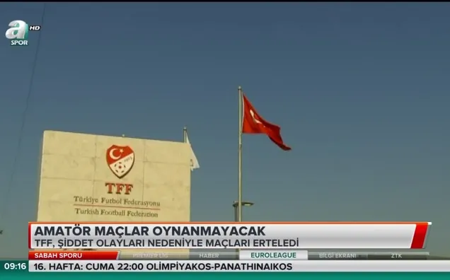 Amatör maçlar oynanmayacak