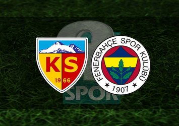 Kayserispor - Fenerbahçe | CANLI