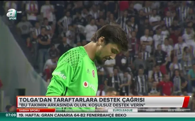 Tolga'dan taraftarlara destek çağrısı