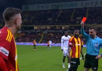 Kayseri'de kırmızı kart kararı! İşte o pozisyon