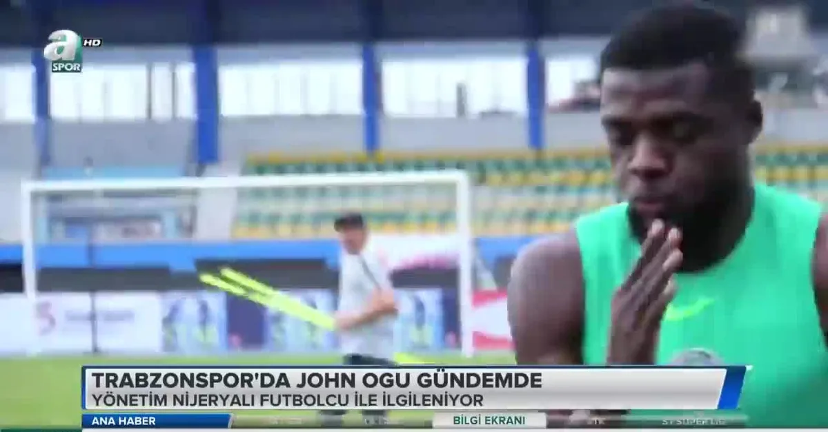 Fırtına'da gündem John Ogu