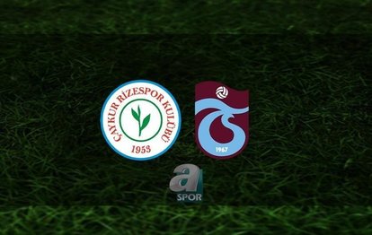 Çaykur Rizespor - Trabzonspor maçı maçı CANLI Rizespor - Trabzonspor maçı canlı anlatım