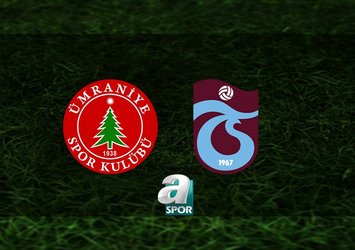 Ümraniyespor - Trabzonspor hazırlık maçı detayları!