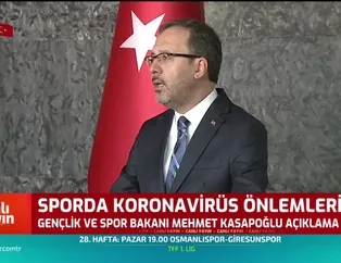 Sporda koronavirüs önlemleri