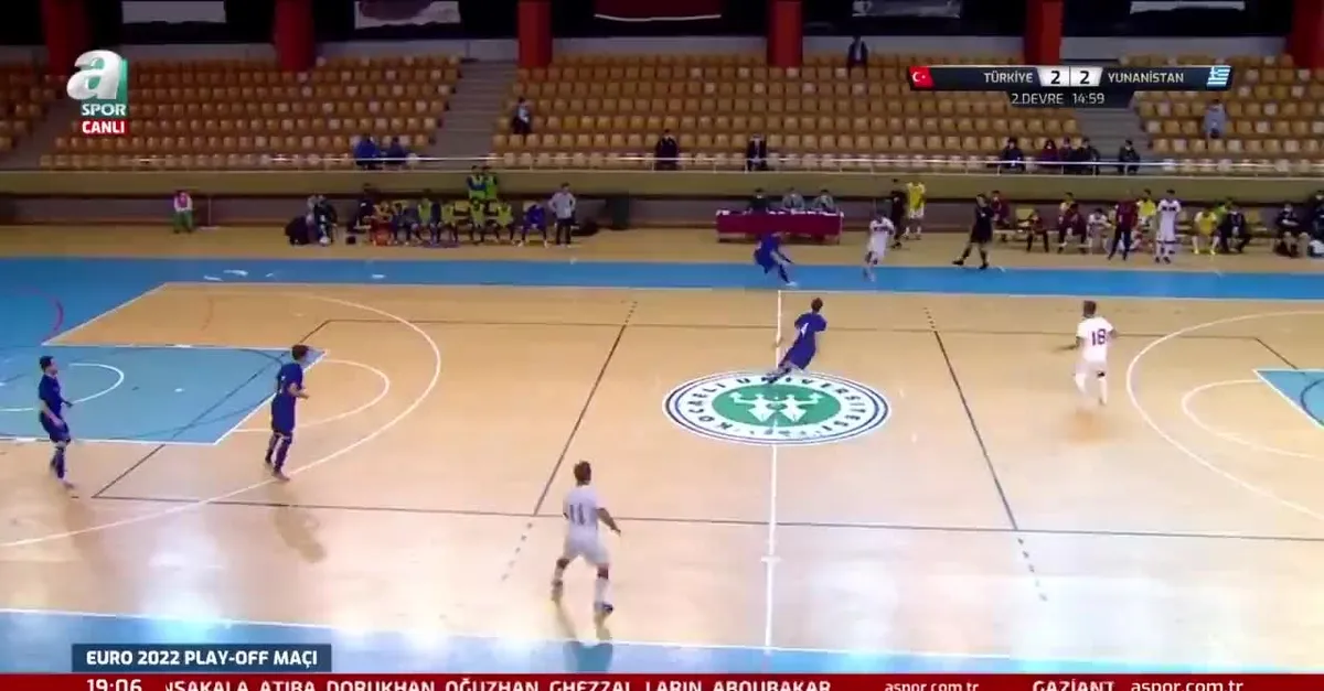 İşte Futsal Milli Takımı'nın üçüncü golü