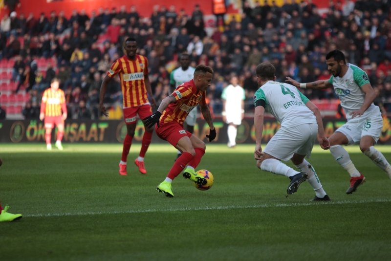 Kayserispor - Bursaspor Maçtan kareler