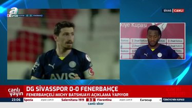 Fenerbahçe'nin yıldız ismi Michy Batshuayi Sivasspor maçı sonrası öz eleştiride bulundu!