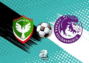 Amed SK - Keçiörengücü maçı ne zaman?