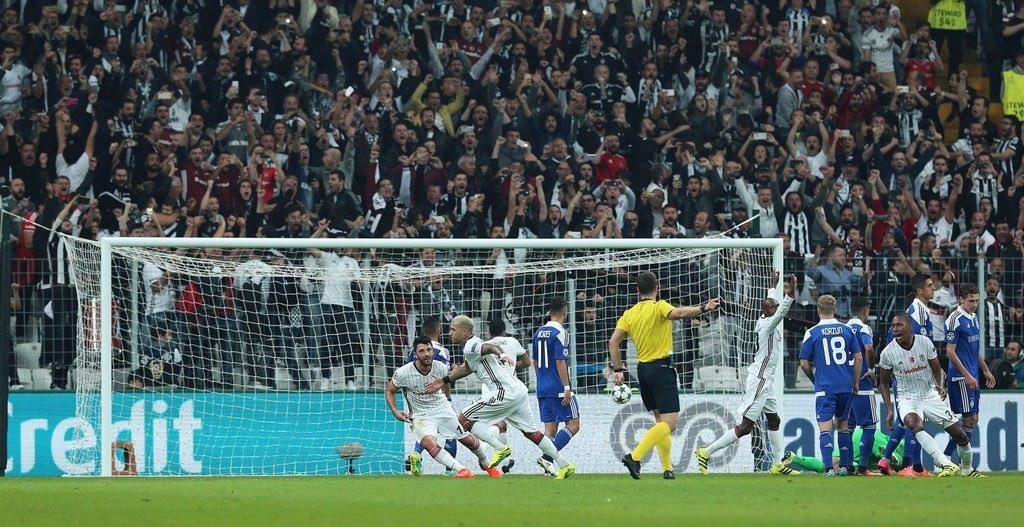 Beşiktaş- Dinamo Kiev maçından kareler