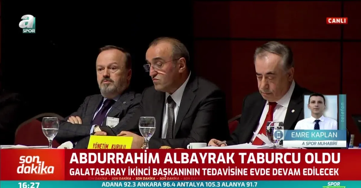 Abdurrahim Albayrak taburcu oldu