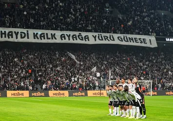 Beşiktaş tribünlerinden maç sonu şok tepki!