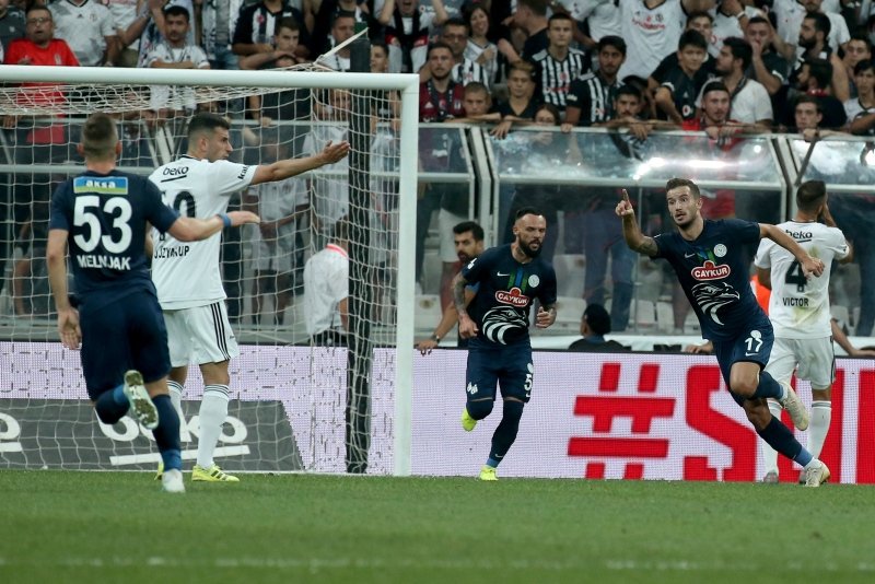 Beşiktaş - Ç. Rizespor maçından kareler