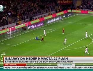 Galatasaray'da hedef 9 maçta 27 puan