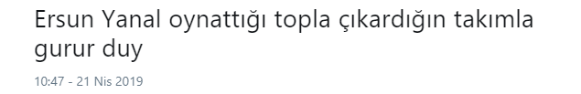Taraftardan Ersun Yanal’a şok tepki!
