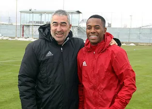 Robinho ilk antrenmanına çıktı
