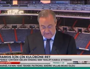 Ramos için Çin'e ret