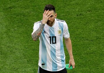 Messi milli takım kadrosunda yer almadı